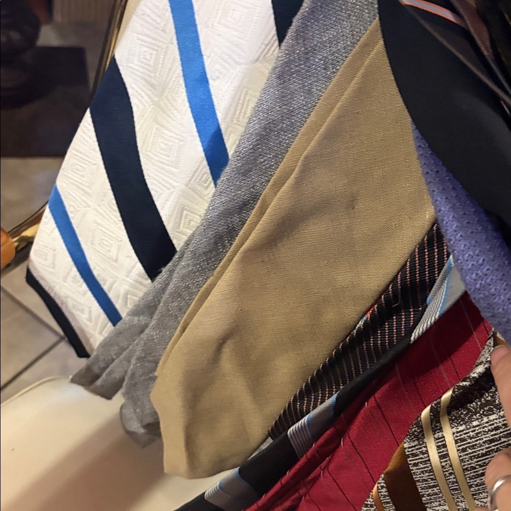 30 Vintage Men’s Neckties Excellent Condition 50s 60s 70s Retro Dress Ties - Picture 5 of 17